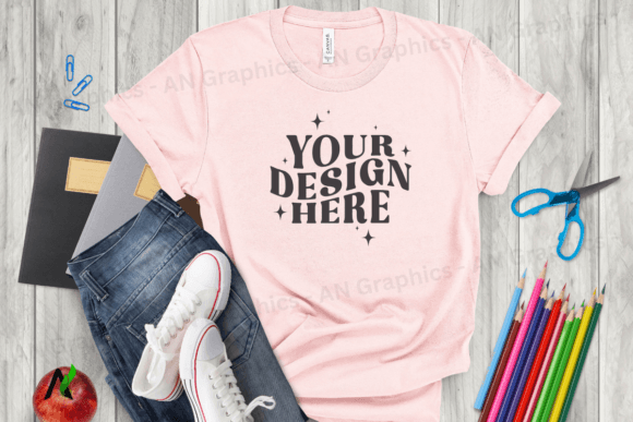 Back to School Bella Canvas Mockup 0243