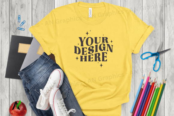 Back to School Bella Canvas Mockup 0250