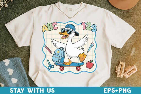 Back to School Cool Duck Design