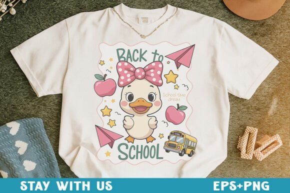 Back to School, Duck Preppy PNG: A Playful Way to Kick Off the Academic Year