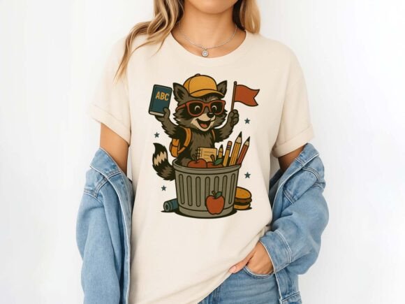 Back to School Happy Raccoon PNG: A Versatile Digital Asset for Creative Projects