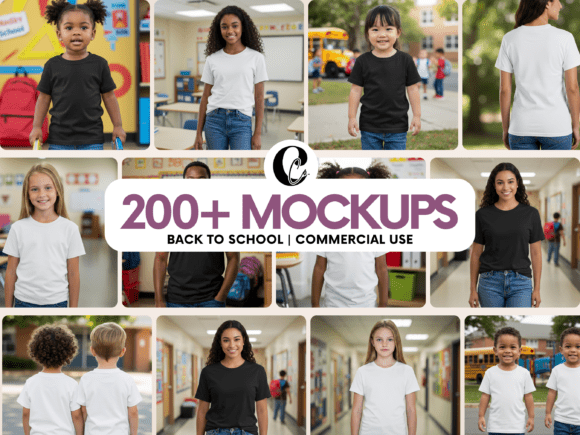 Back to School T-shirt Mockups