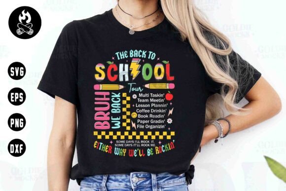 Back to School Tour SVG Design