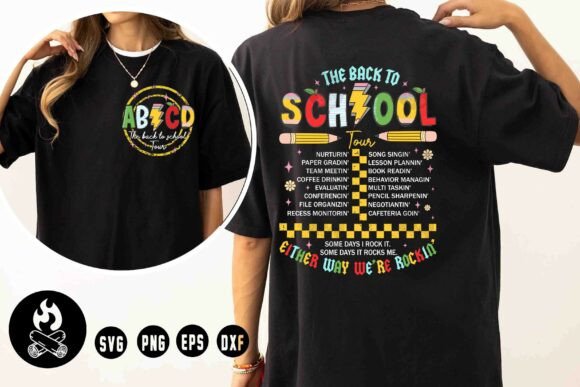 Back to School Tour SVG Shirt Design