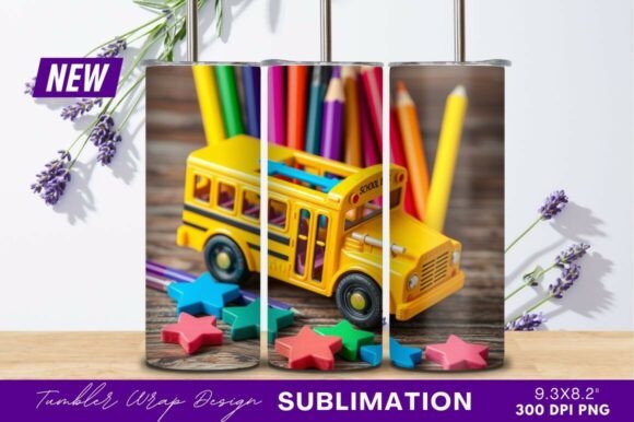Back to School Toys and Pencils Tumbler