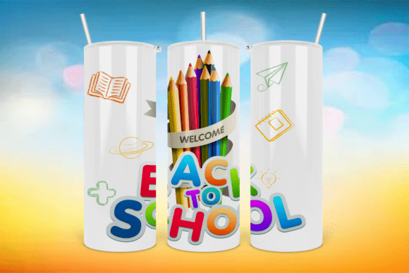 Back to School Tumbler Wrap 20 Oz