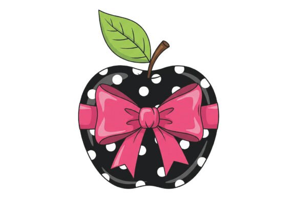 Coquette Apple PNG Back to School: A Versatile Design Asset for Creative Projects