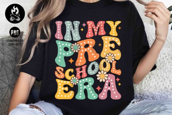 In My Preschool Era PNG: A Nostalgic Back to School Graphic for All Ages