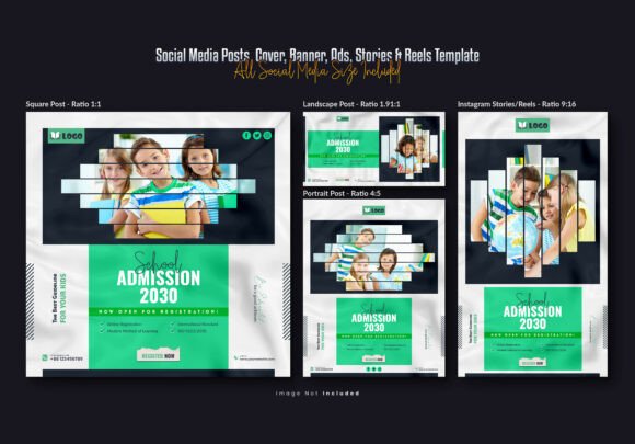 School Back to School Web Banner Design: A Versatile Tool for Social Media and Marketing