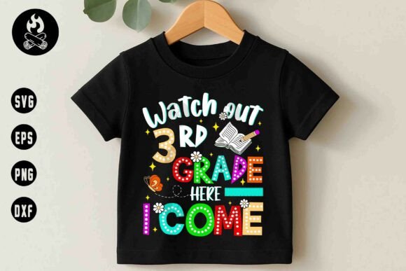 Watch Out 3rd Grade SVG: A Back-to-School Design for Creative and Practical Use