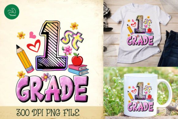 Welcome Back to School 1st Grade PNG: A Creative Resource for Educators and Craft Enthusiasts