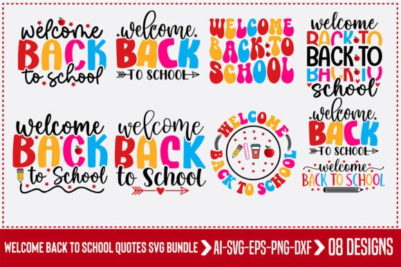 Welcome Back to School Quotes SVG Bundle: A Strategic Resource for Creative and Professional Use